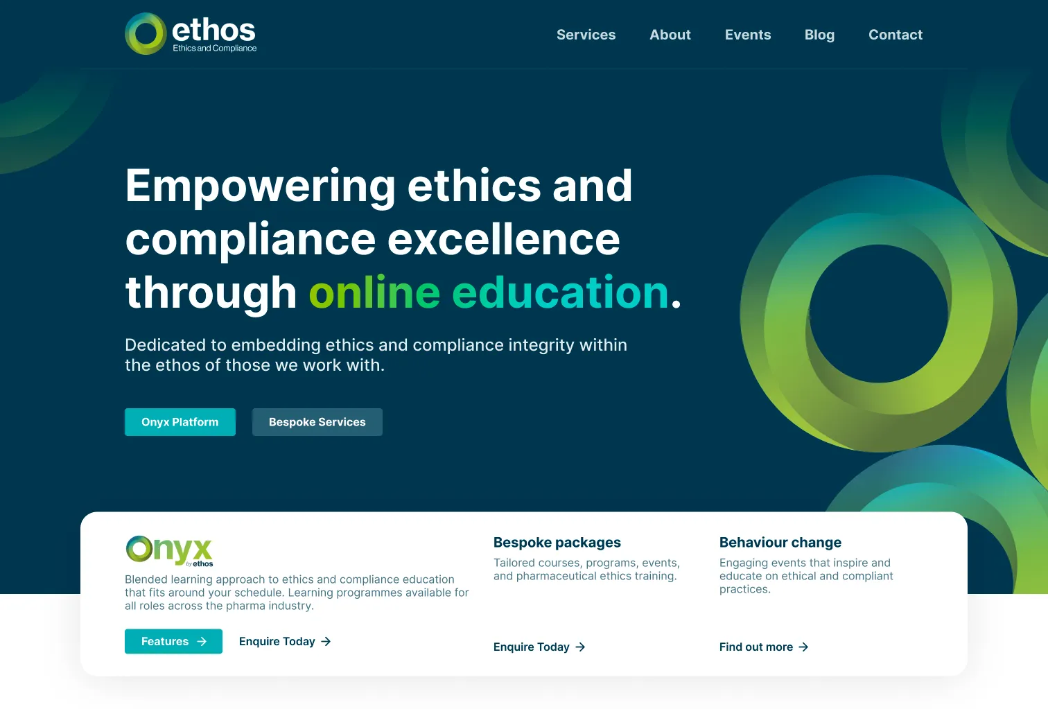 Landing page concept