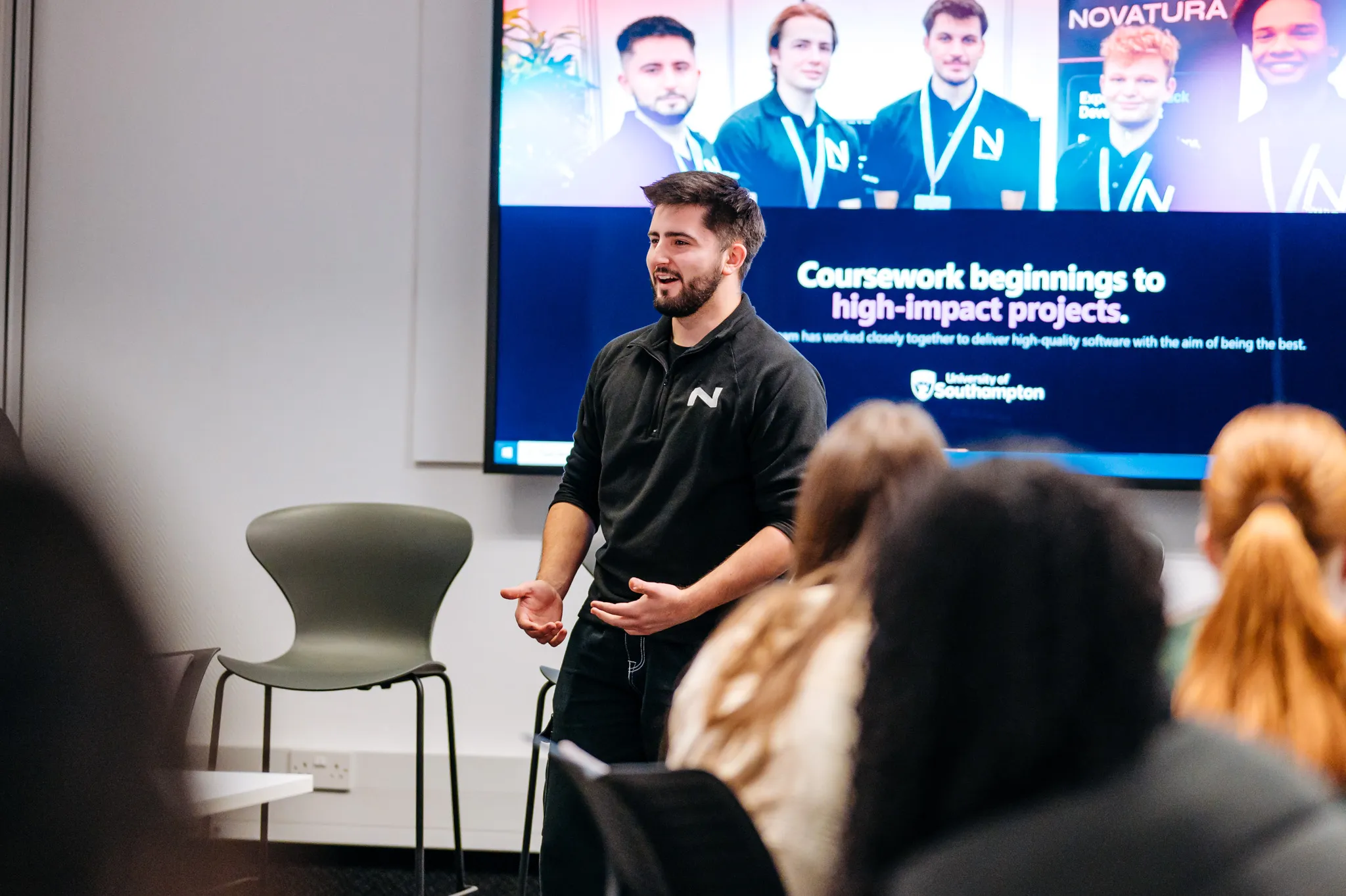 James presenting to the Southampton Science Park